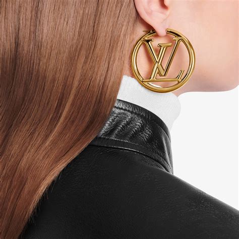 small louis vuitton hoop earrings|Louise Hoop GM Earrings S00 .